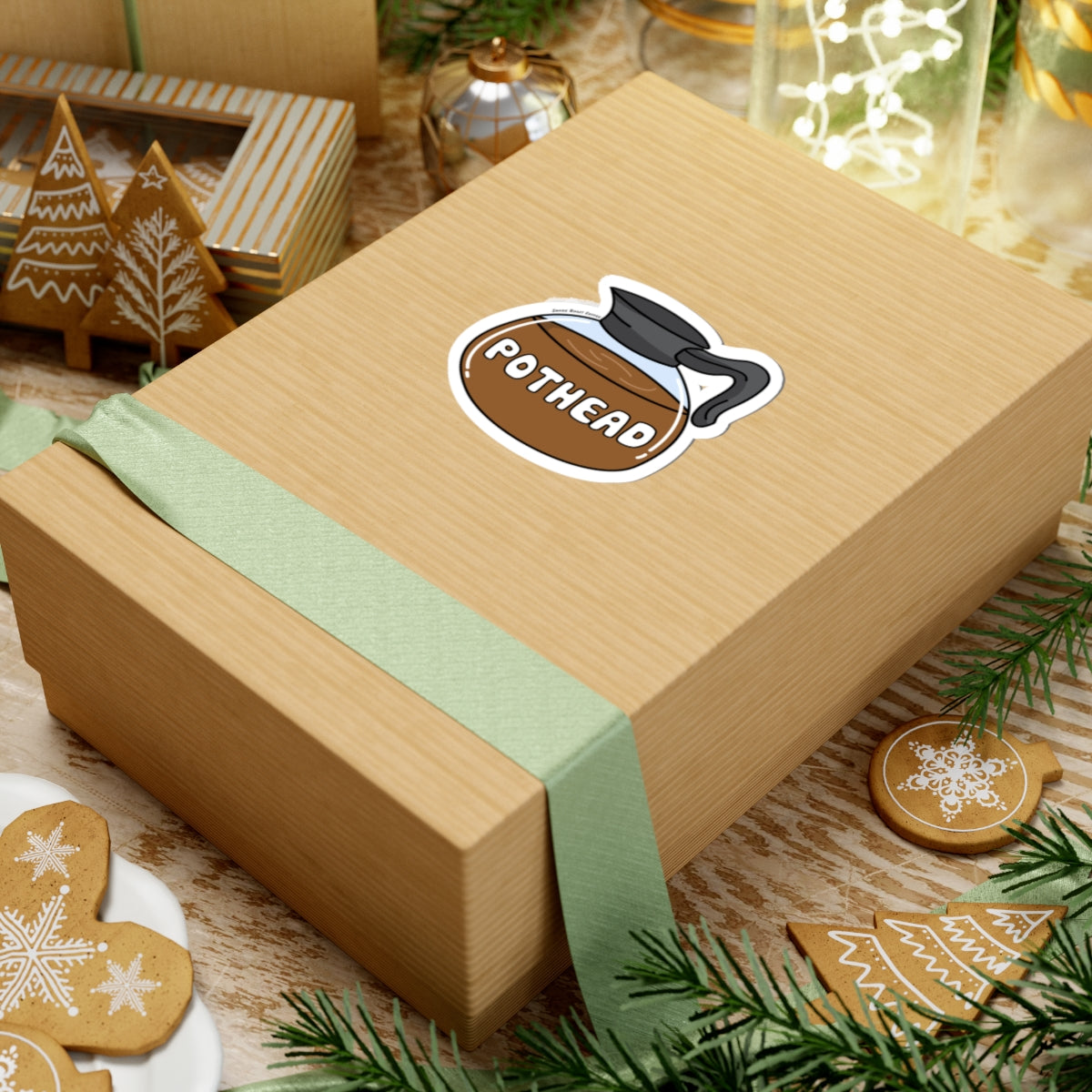 Pothead Coffee Sticker